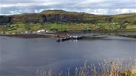 Approaching the Uig ferry terminal